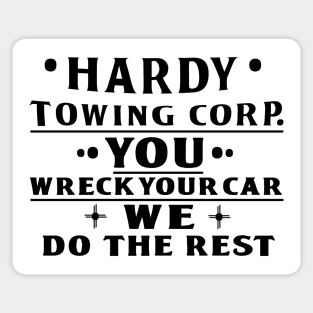 Hardy Towing Sticker